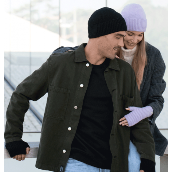 Mitaines Alix Noir Made in France - Pipolaki