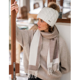 Valentin Scarf Ecru & Beige - Pipolaki