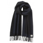 Men's Valentine Scarf Black & Navy - Pipolaki