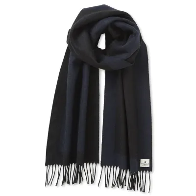 Men's Valentine Scarf Black & Navy - Pipolaki Reference: 18971| Chapellerie Traclet