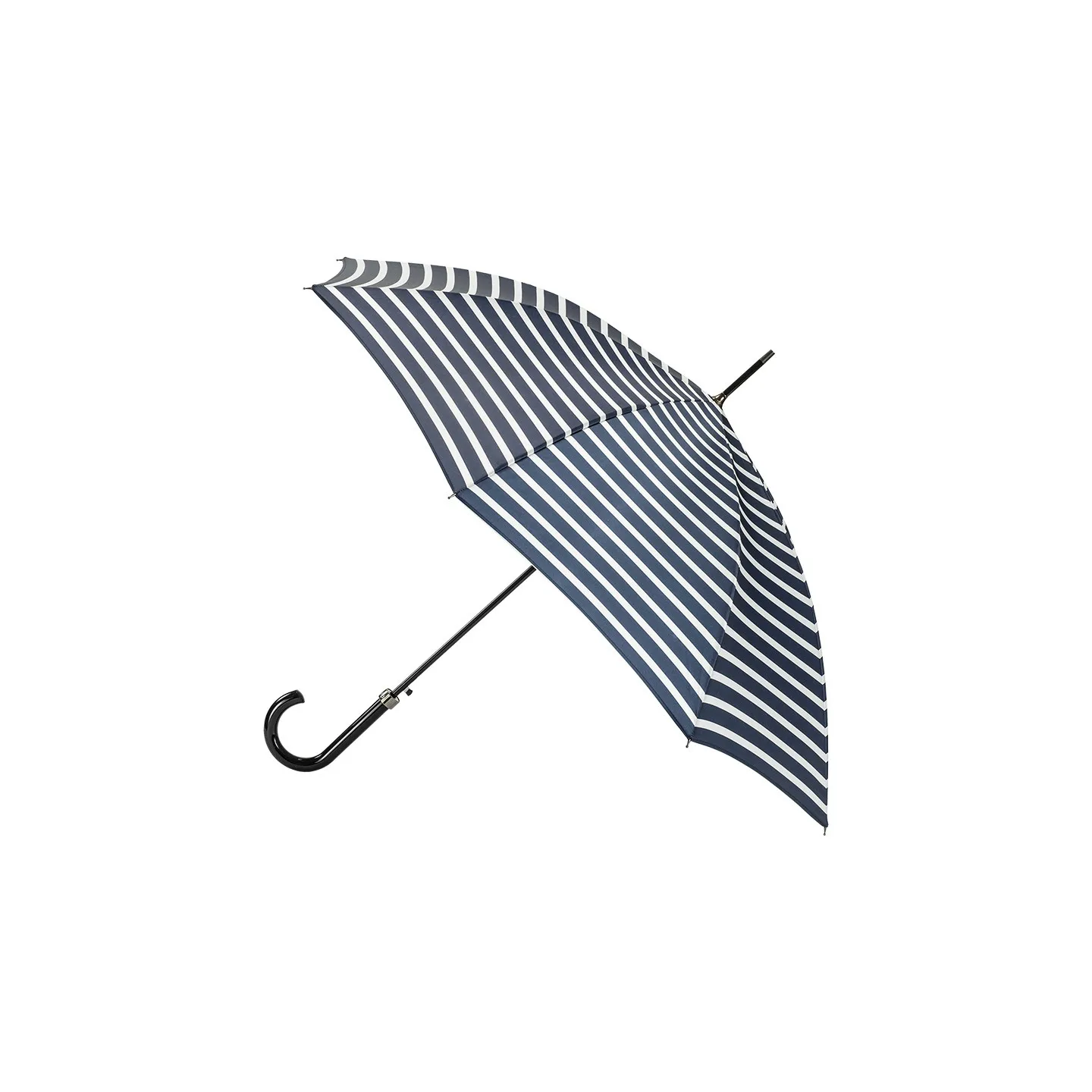 Parapluie Canne Femme Marinière Marine - Piganiol Référence : 14984