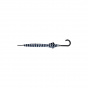 Navy Striped Walking Umbrella for Women - Piganiol