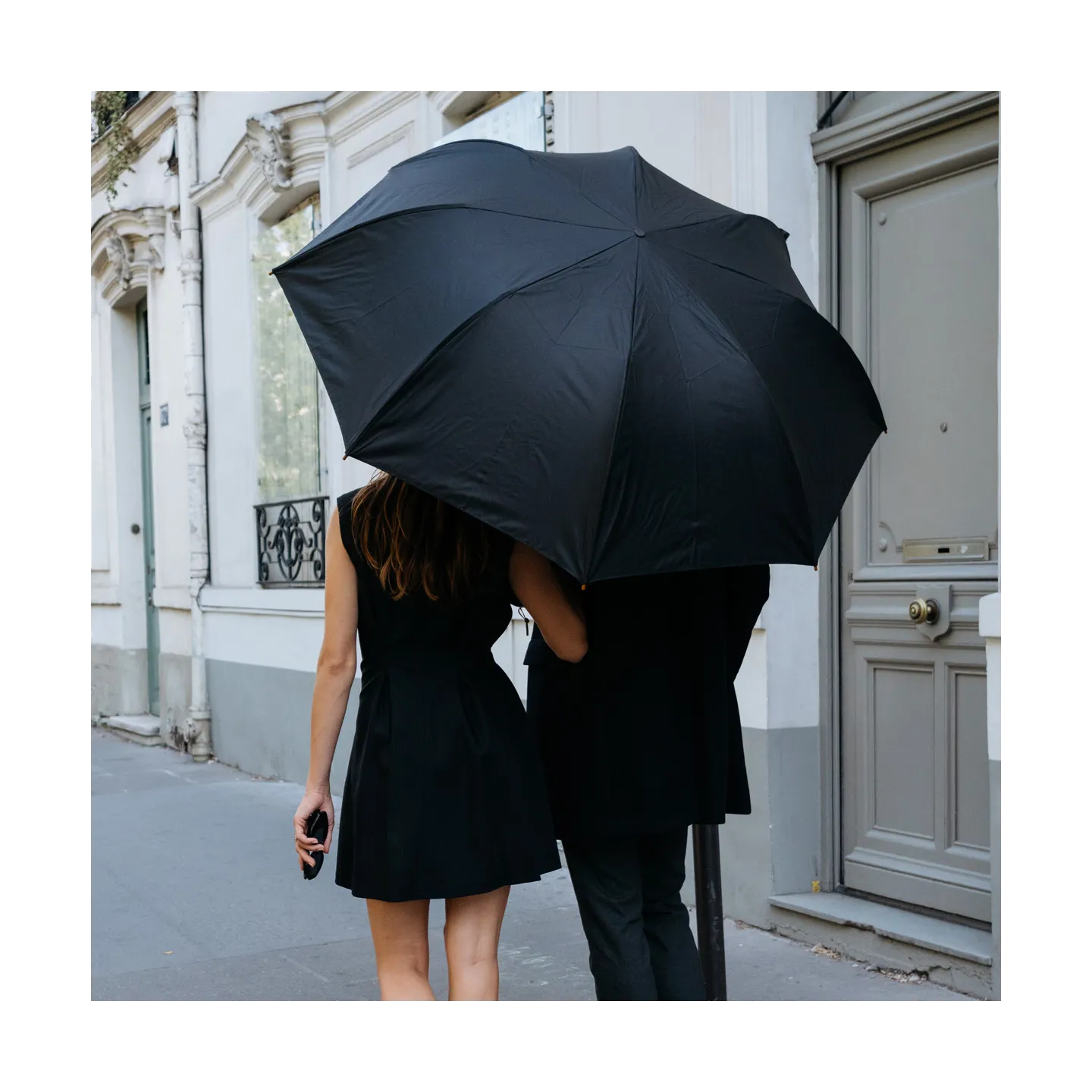 Medium Automatic Folding Umbrella for Men - Piganiol Reference: 14980