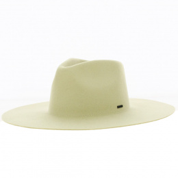Traveler Hat Primrose Cream Wool Felt - Brixton