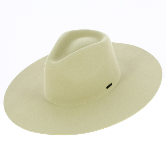 Chapeau Traveller Primrose Feutre Laine Crème - Brixton