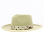Reno Beige Wool Felt Fedora Hat - Brixton