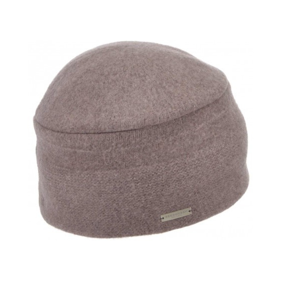Women's Beige Keshi Wool Beanie - Seeberger