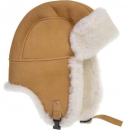 Camel Lambskin Harbin Chapka - Seeberger
