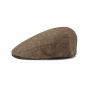 Hooligan Brown Khaki Herringbone Cap - Brixton