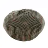 Casquette Brood Carreaux marron - Brixton Reference : 19003 | Chapellerie Traclet