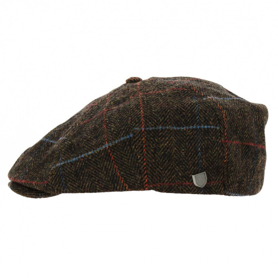 Brown Plaid Brood Cap - Brixton Brown Plaid Brood Cap - Brixton