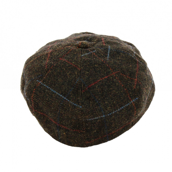 Brown Plaid Brood Cap - Brixton Brown Plaid Brood Cap - Brixton