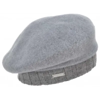 Béret Laine Vierge Gris - Seeberger