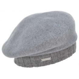 Virgin Wool Beret Gray - Seeberger