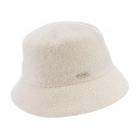 Eva Wool Cloche Hat Cream - Seeberger