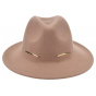 Black Wool Rose Fedora Hat - Seeberger