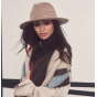 Fedora Hat Pink Wool Black - Seeberger