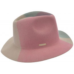 Fedora Mila Colored Felt Hat - Seeberger