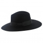 Seeberger Wide Brim Fedora Hat Lola in Reddish Brown