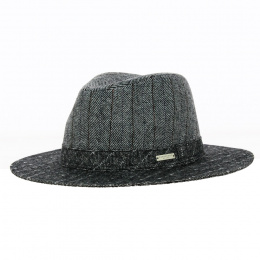 Traveler Mans Wool Hat Black - Seeberger