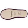 Women's Eggplant Bow Ballet Slippers - Isotoner Traclet Boutique Reference: 19044| Traclet Hat Shop
