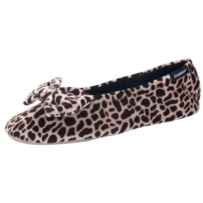 Chaussons Ballerines Femme Nœud Girafe - Isotoner