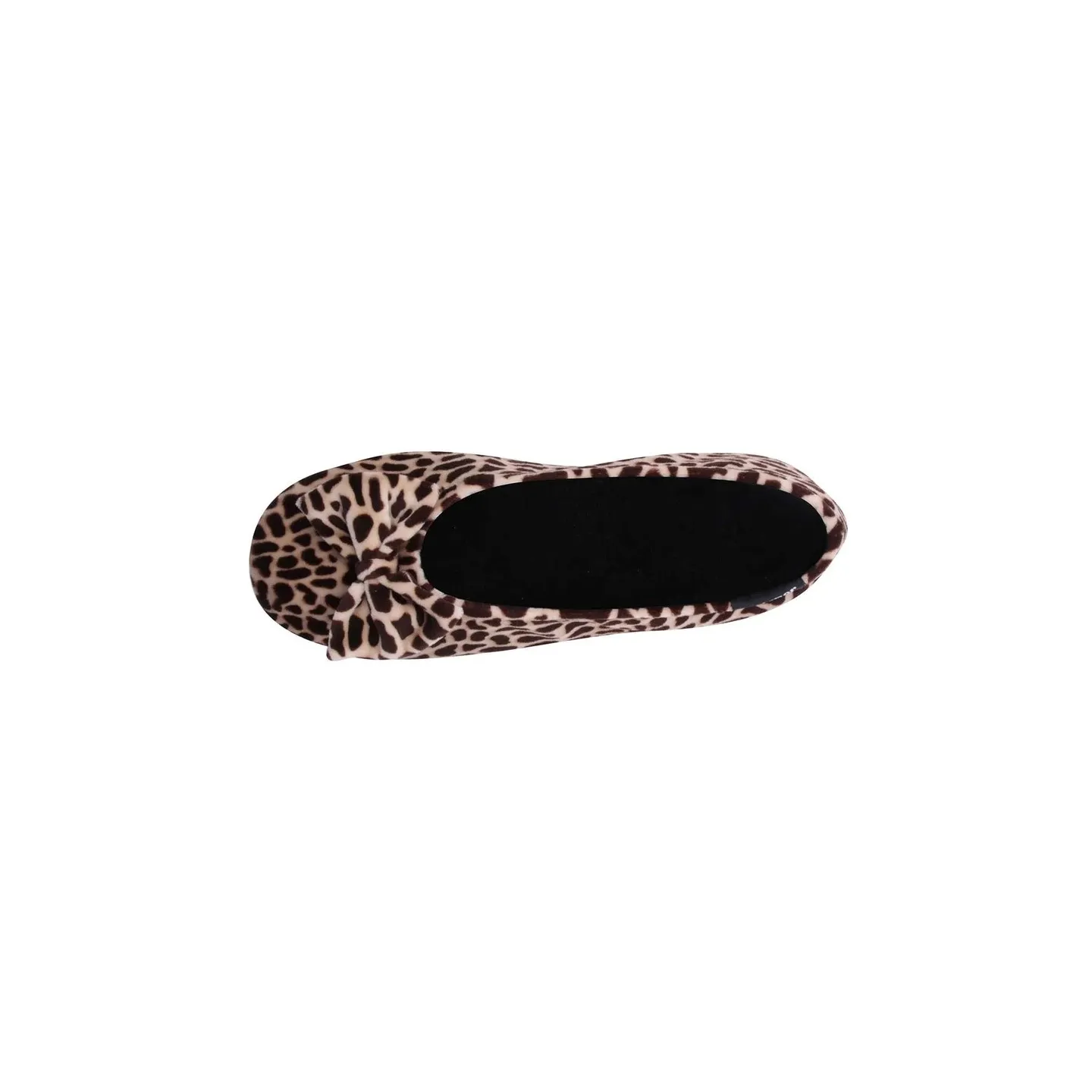 Women's Ballerina Slippers with Giraffe Bow - Isotoner r Traclet Boutique Reference: 19045| Traclet Hat Shop