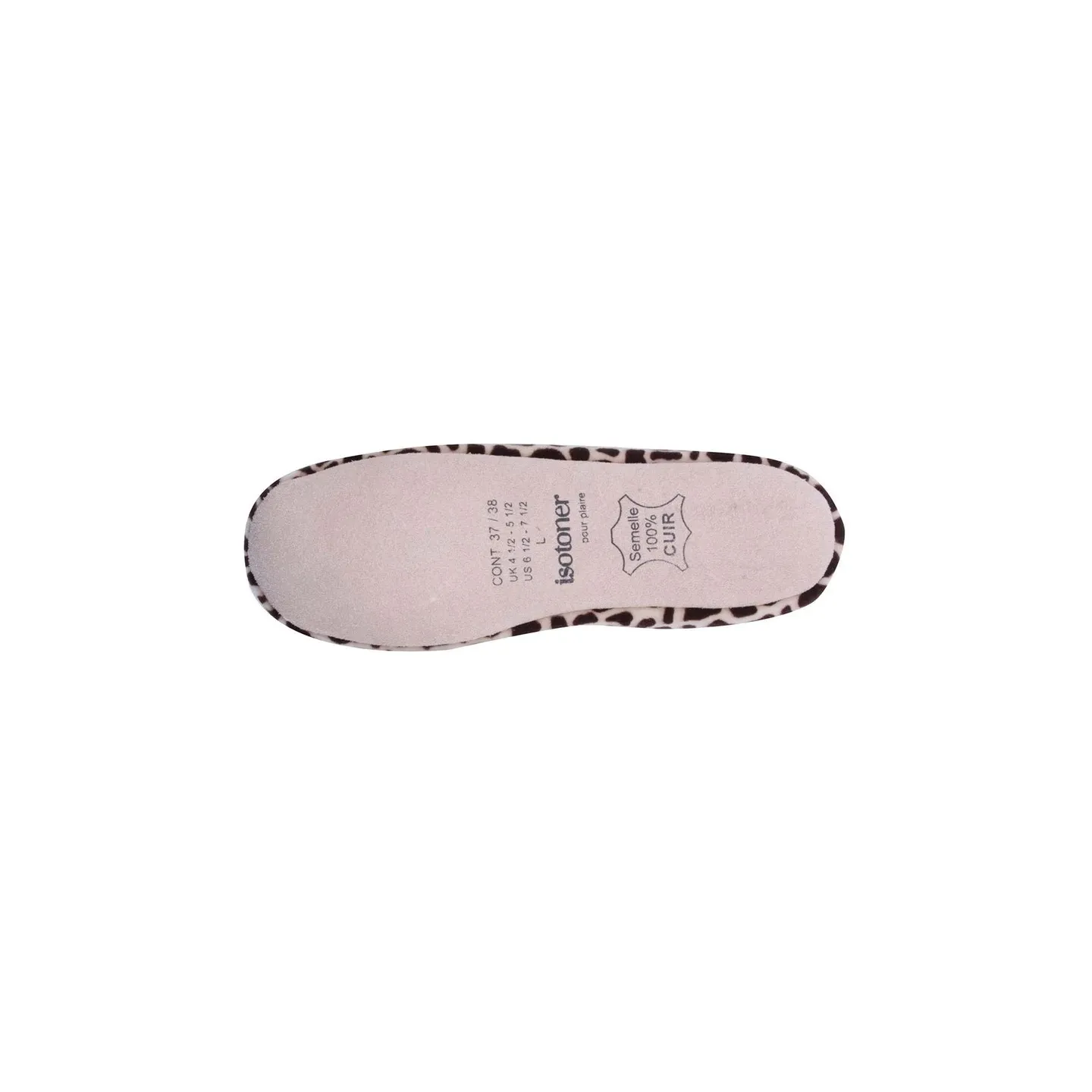 Women's Ballerina Slippers with Giraffe Bow - Isotoner r Traclet Boutique Reference: 19045| Traclet Hat Shop