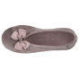 Women's Taupe Bow Ballet Slippers - Isotoner