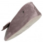 Women's Taupe Bow Ballet Slippers - Isotoner