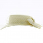 Chapeau de cérémonie tissu Crème - Traclet