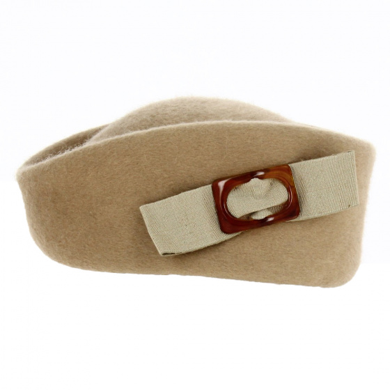 Calot Caroline Laine Beige - Traclet Calot Caroline Laine Beige - Traclet