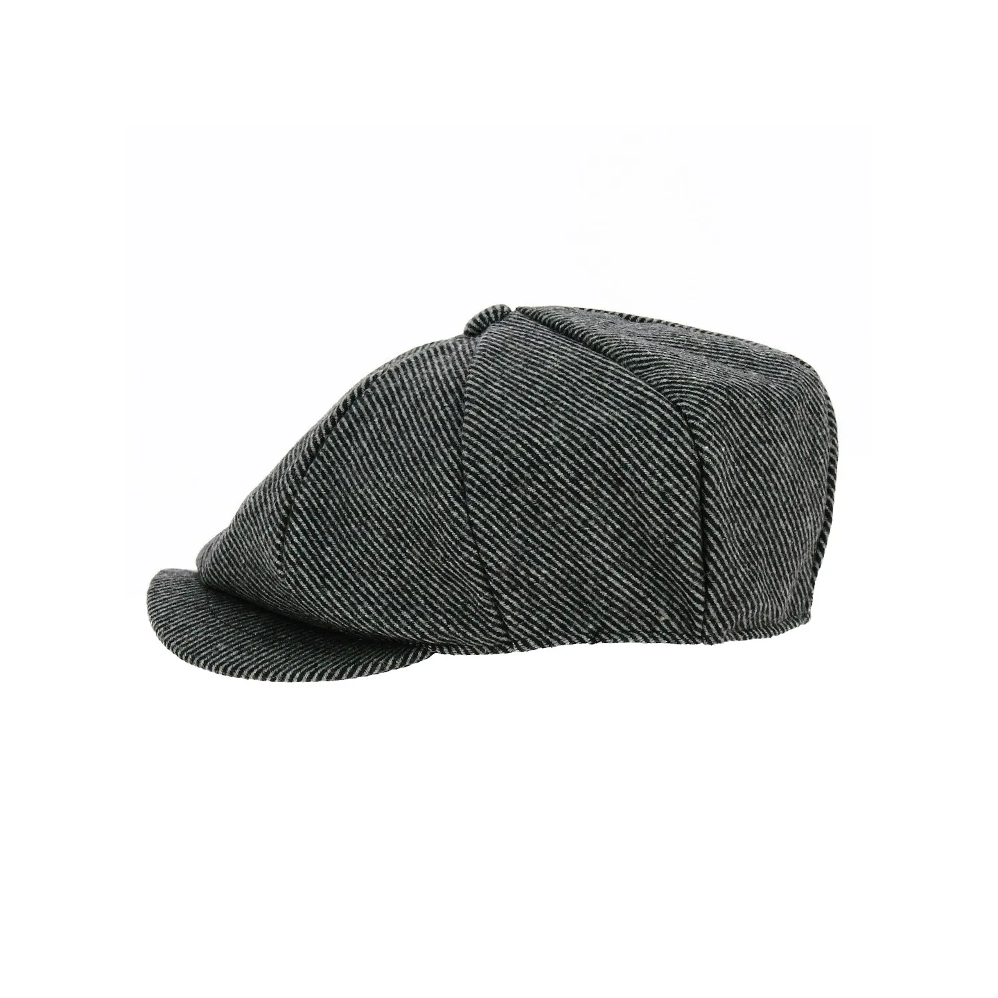 Casquette Hatteras Rayures Gris - Traclet Reference : 19073 | Chapellerie Traclet
