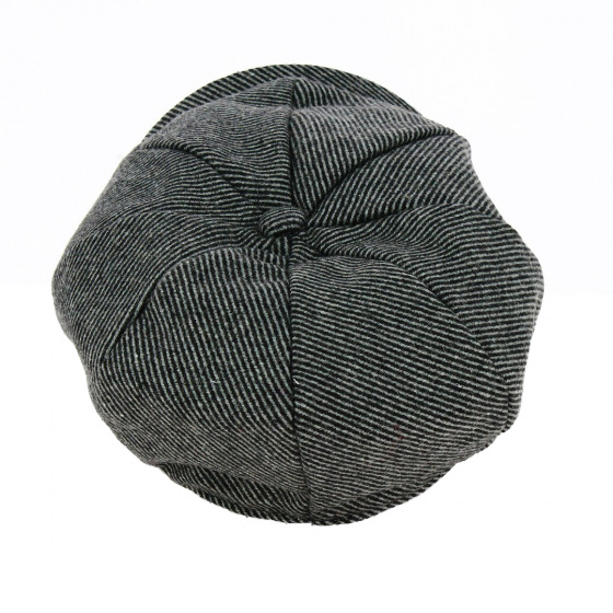 Grey Striped Hatteras Cap - Traclet