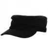 Black Leather Cuban Cap - City Sport Reference: 16527