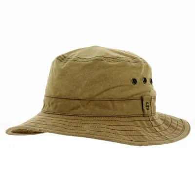 Bob Coton Huilé Imperméable Camel - Stetson Référence : 19076