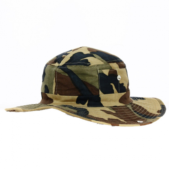 Bondi Camouflage Cotton Summer Bob - Traclet