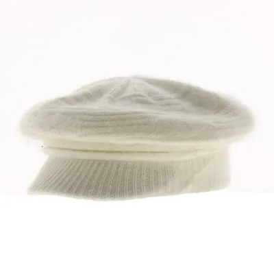 Cream Angora Cap - Traclet Reference: 19080 | Traclet Hat Shop