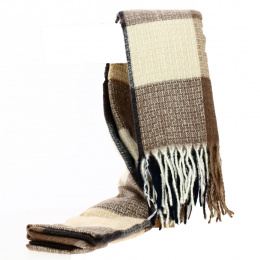Brown Polyester Star Scarf - Mtm