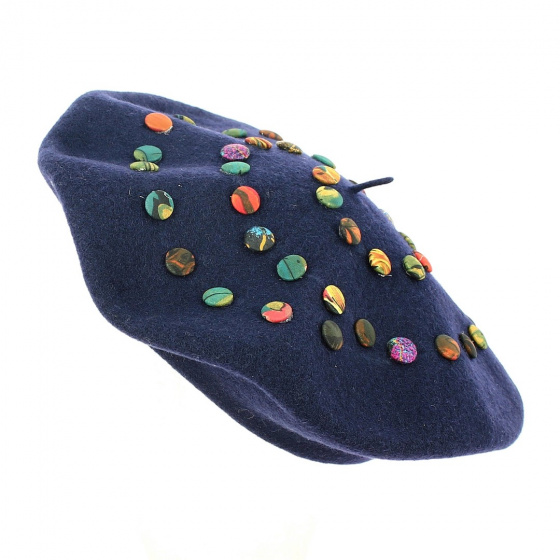 Béret Basque Création Musique Clé de sol Laine - Traclet