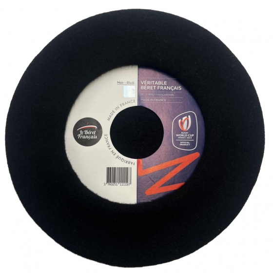 Official Rugby World Cup Black Beret - Le Béret Français Official Rugby World Cup Black Beret - Le Béret Français