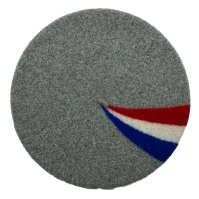 Heather Grey Patriot Beret - Le Béret Français Reference: 18587| Chapellerie Traclet