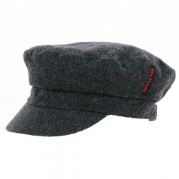 Grey Wool Sailor Cap - Traclet