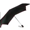 Parapluie Femme Pliant Tournesol Noir et Rouge - Pierre Cardin Référence : 15321 | Chapellerie Traclet
