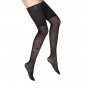 40D Arbre et Dentelle black hold ups - Berthe