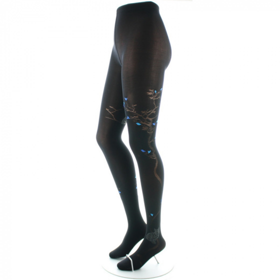 40D Tree and Birds Tights - Berthe 40D Tree and Birds Tights - Berthe