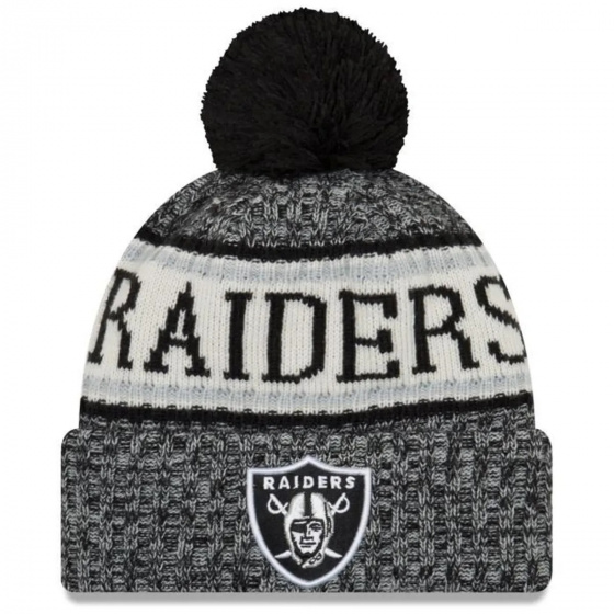 Oakland Raiders NFL Pom-Pom Beanie - New Era