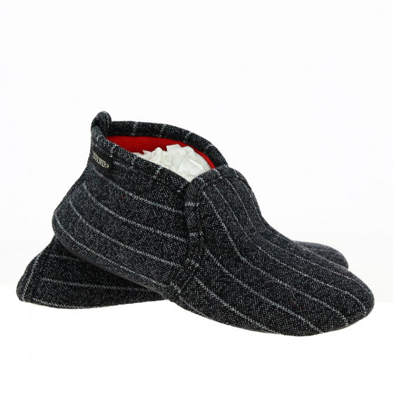Women's Slippers with Rubber Soles Grey - Isotoner