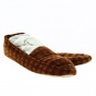 Men's Slippers with Rubber Soles Brown - Isotoner