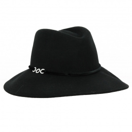 Traveller Hat Bénédicte Black Wool - Traclet